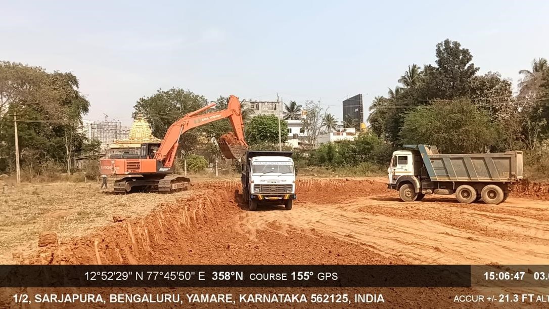 On-site pictures of restoration of Yamara Lake