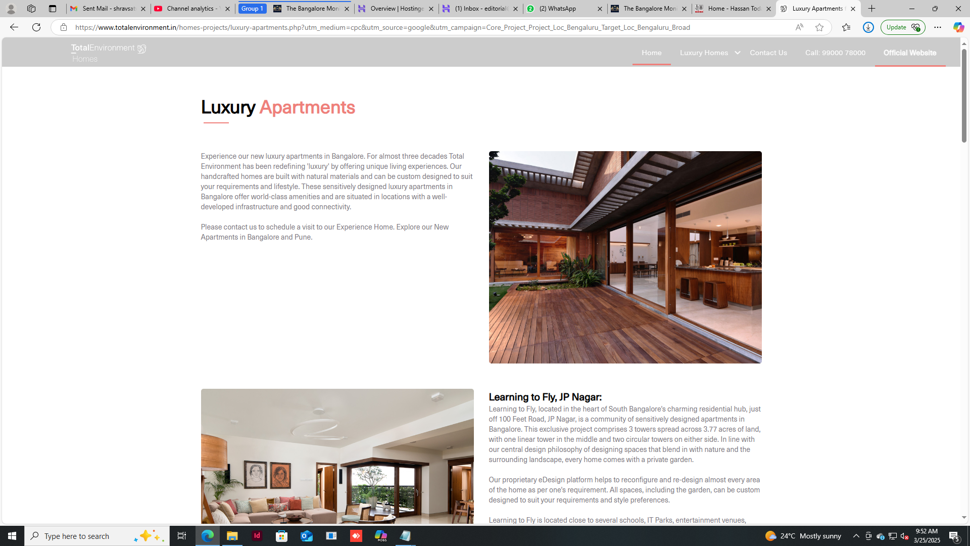Snapshots of homes by Total Environment.