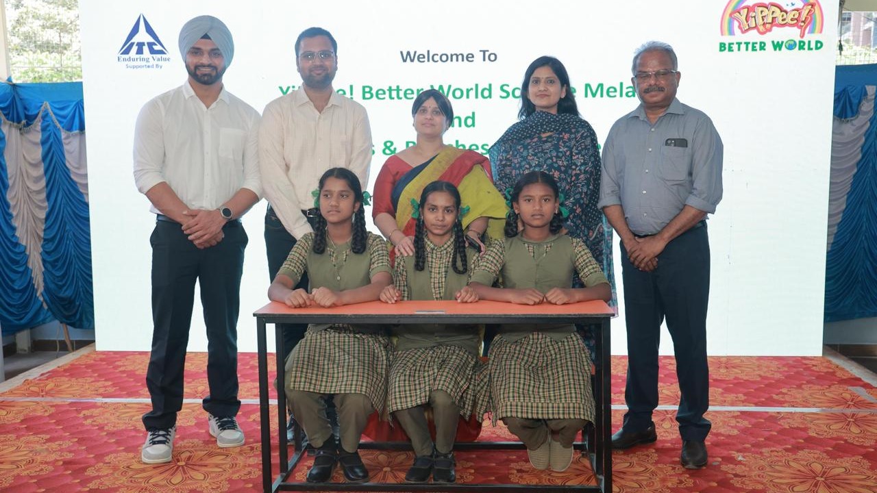 Visuals from ITC's science mela at a government school in Bengaluru.
