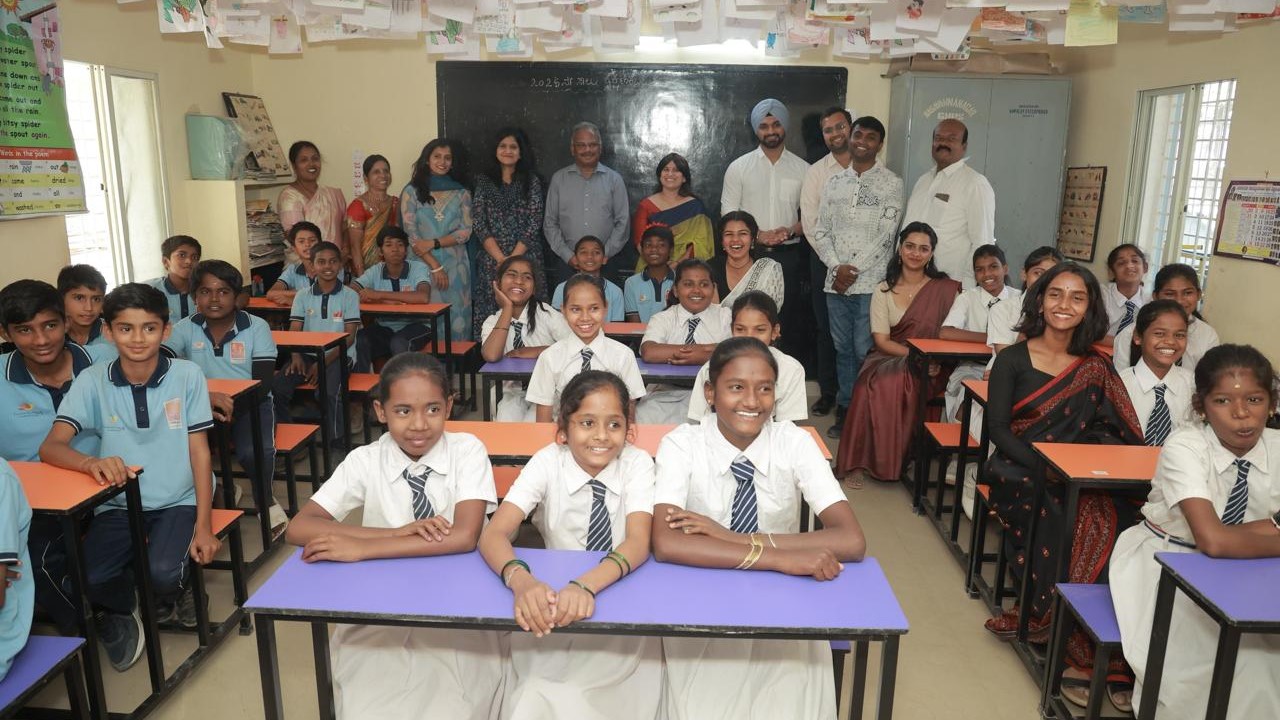 Visuals from ITC's science mela at a government school in Bengaluru.