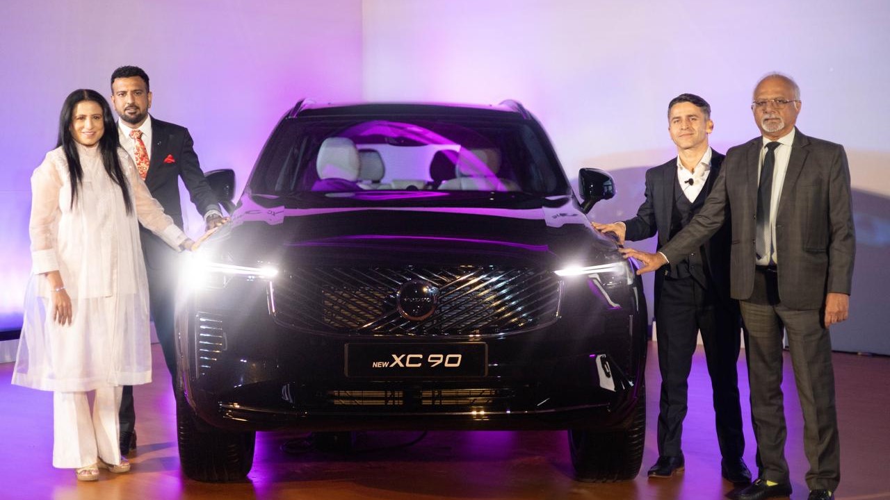 The new Volvo XC90 being unveiled in Bengaluru