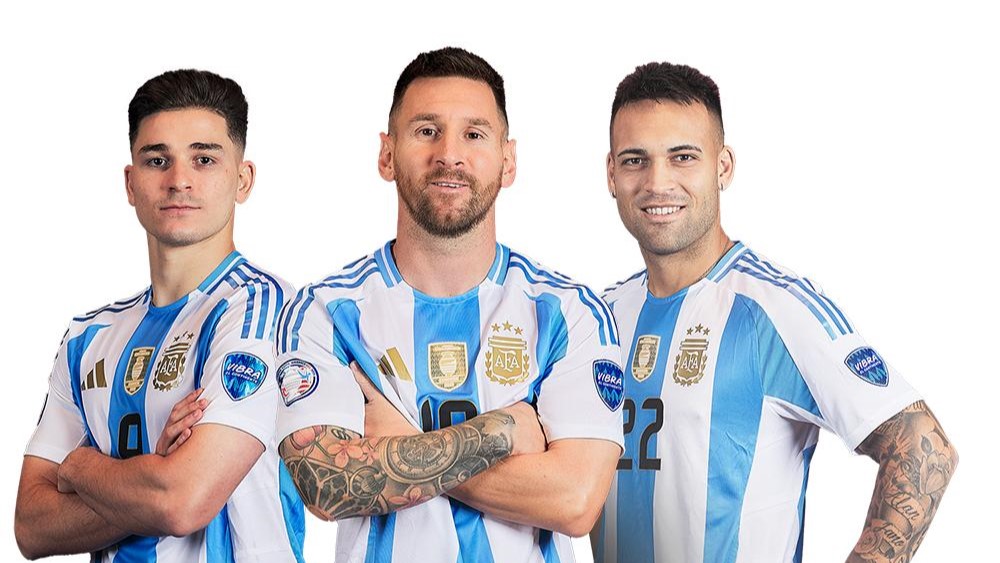 Star members of the Argentine Football team.
