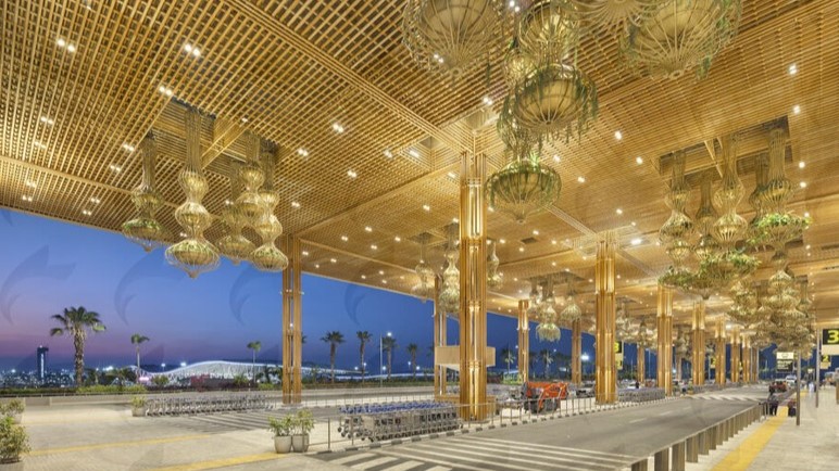 Visuals from inside the T2 terminal of Bengaluru airport.
