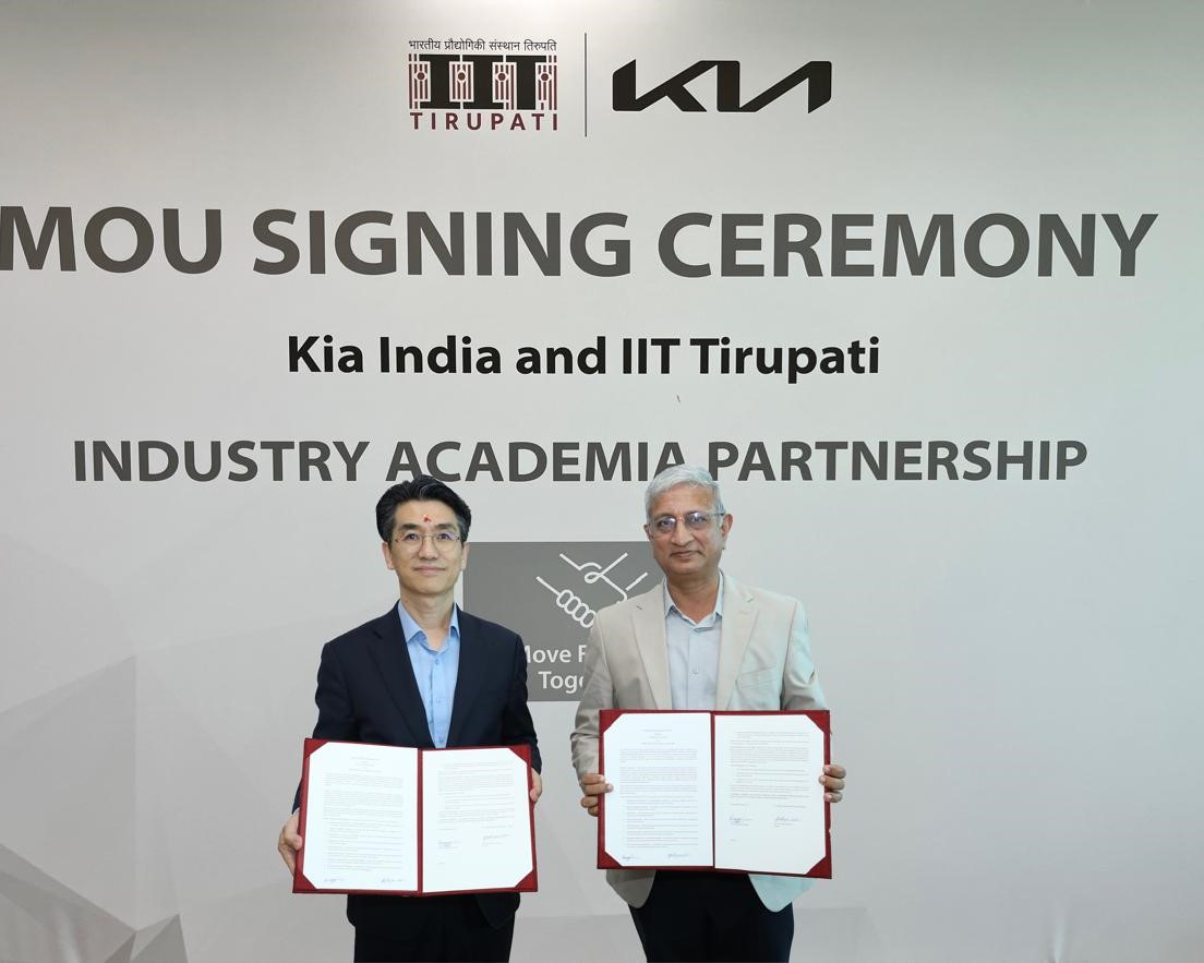 MoU signed between KIA India and IIT-Tirupati.