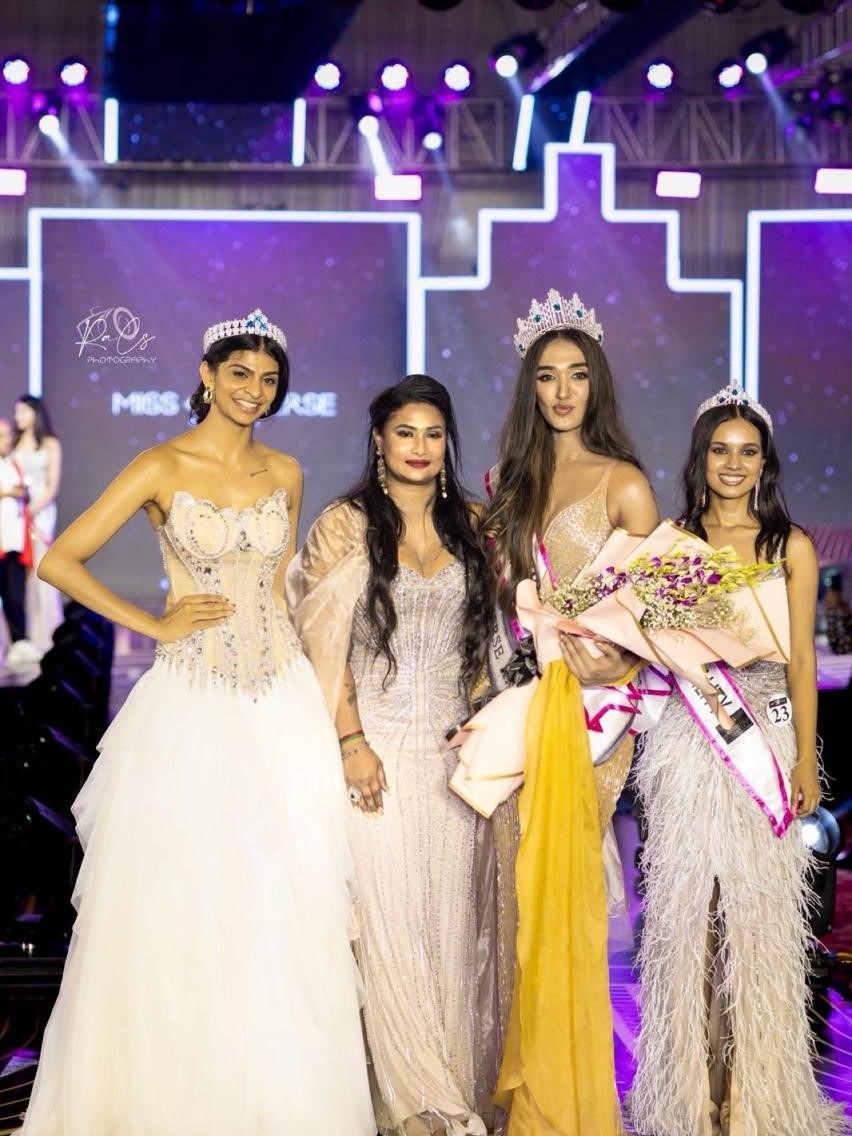 Three winners who stole the show at Miss Universe karnataka recently.