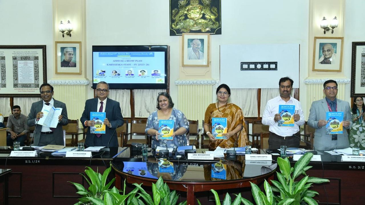 The 169th SLBC being held in Vidhana South and the annual credit plan being unveiled on the occasion.