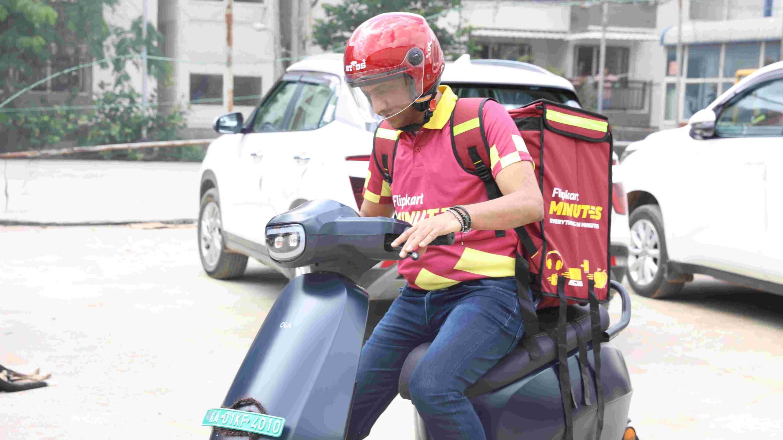 Flipkart CEO Kalyan Krishnamurthy having a field day, literally.