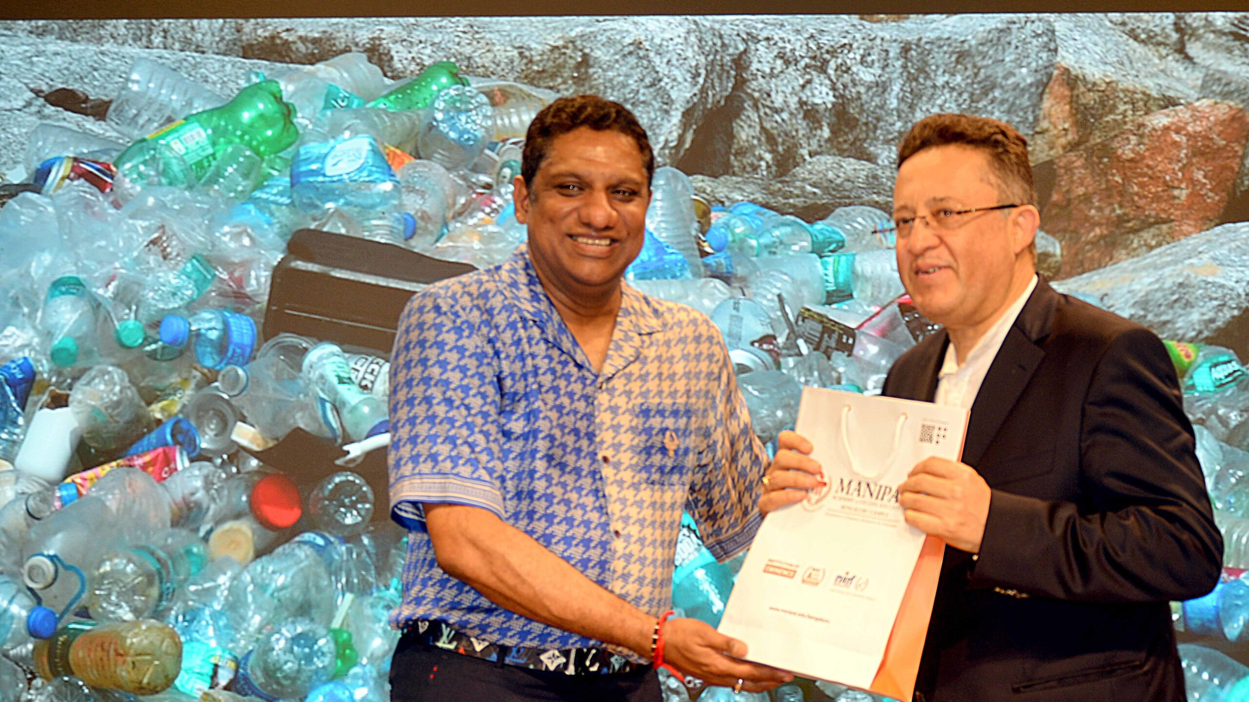 Ambassador of Ecuador, Fernando Bucheli, during the event at MAHE, Bengaluru.