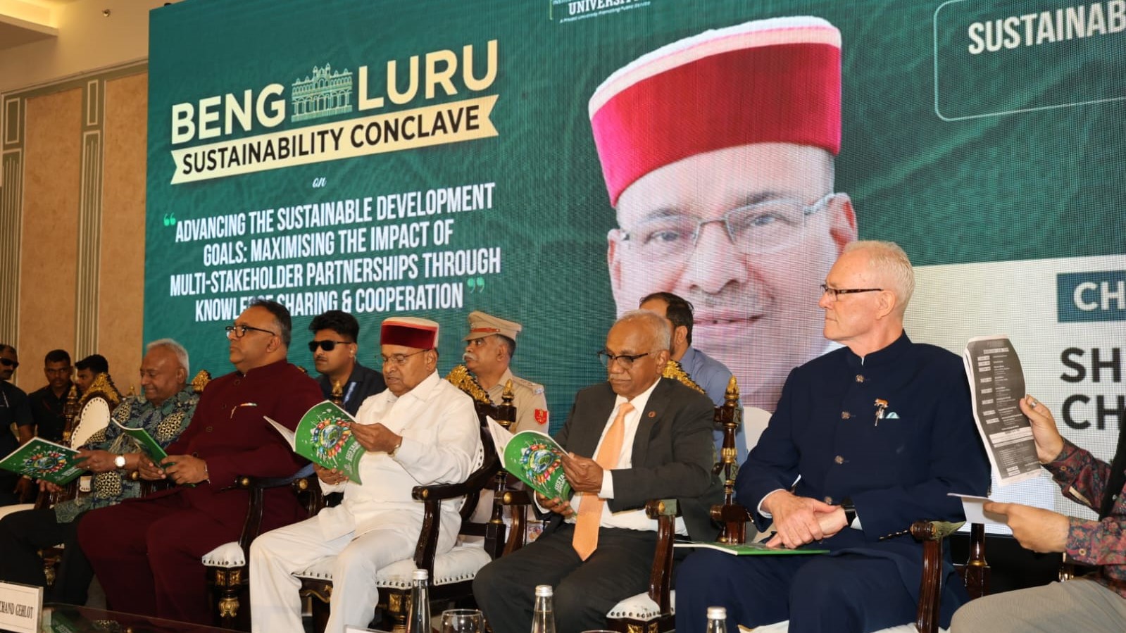 The Karnataka Governor speaking during the summit on environment protection in Bengaluru recently.