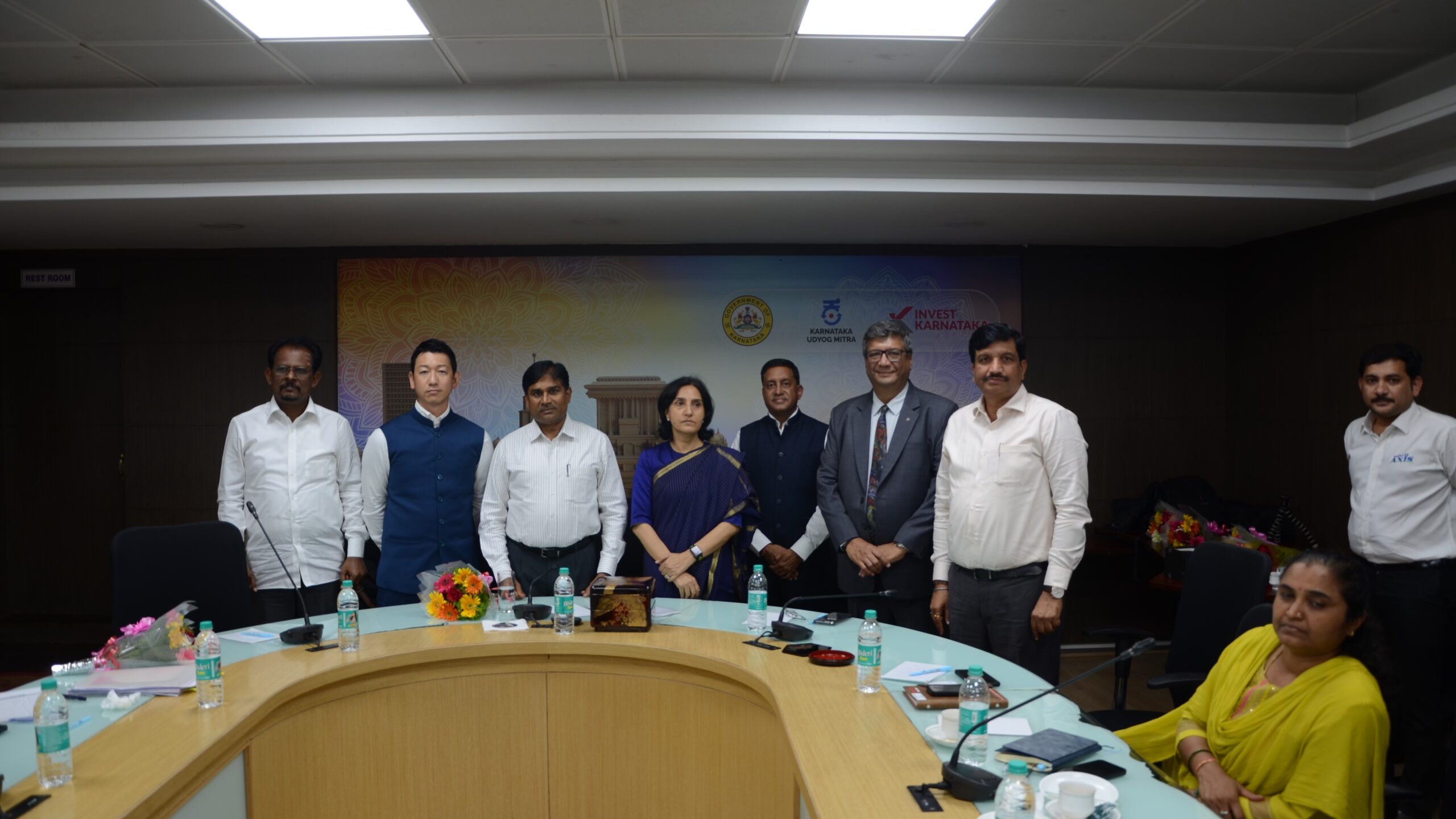 Representatives of Daiki Axis, the Japanese water technology firm, and Karnataka government officials during the workshop on water management.