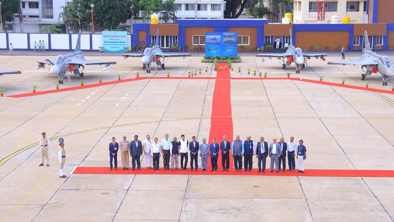Principal Secretary to the PM, Dr. P.K. Mishra, at HAL, Bengaluru.