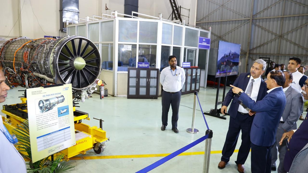 Principal Secretary to the PM, Dr. P.K. Mishra, at HAL, Bengaluru.