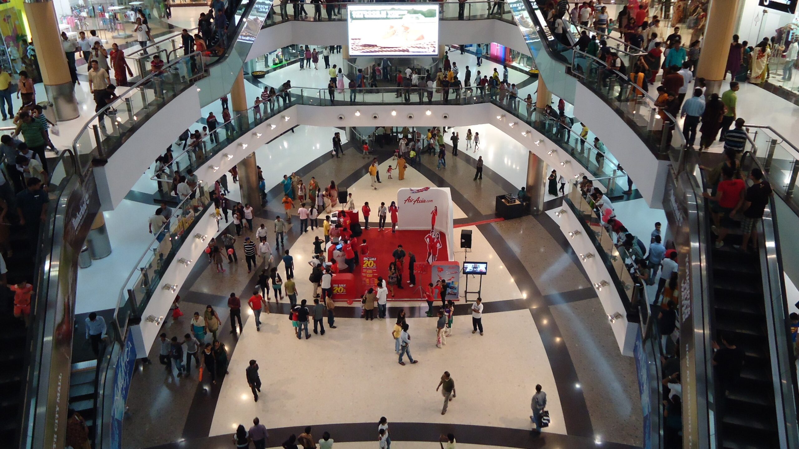 An Indian mall.