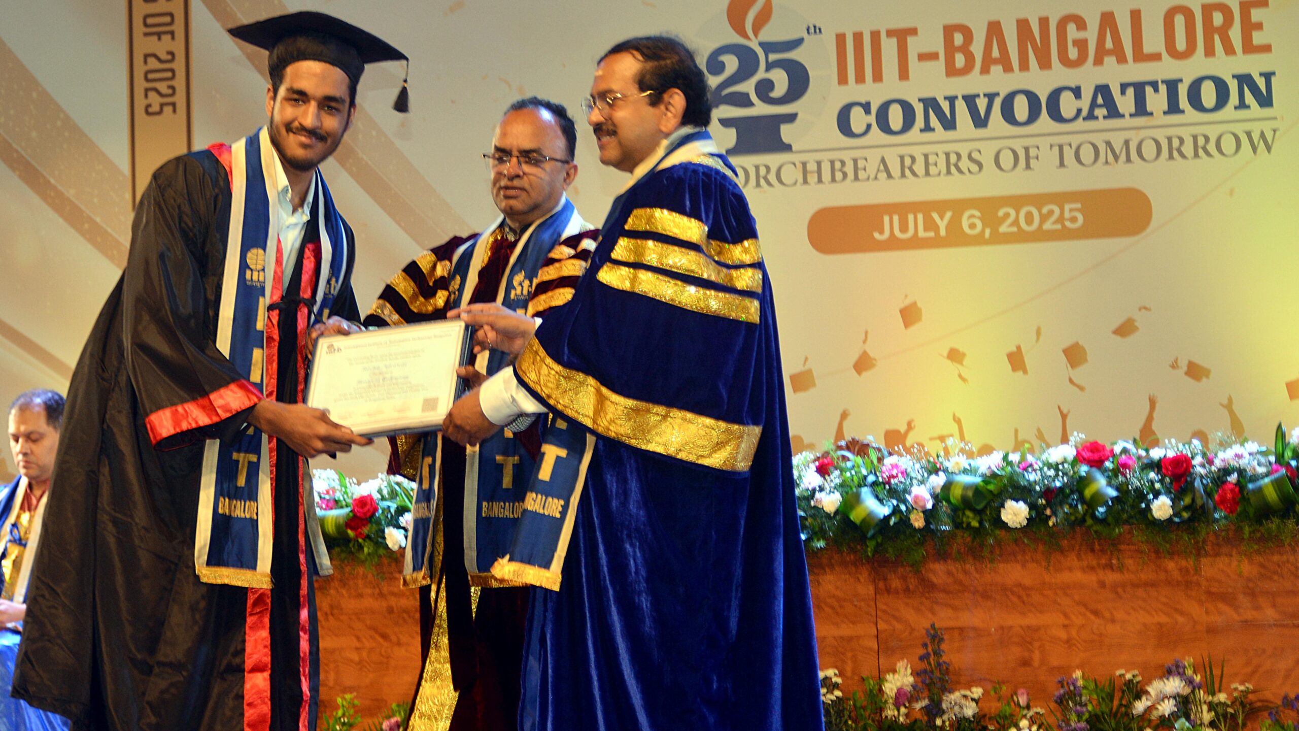 Students of the Indian Institute of Information Technology (IIIT) at the 25th convocation in Bengaluru.