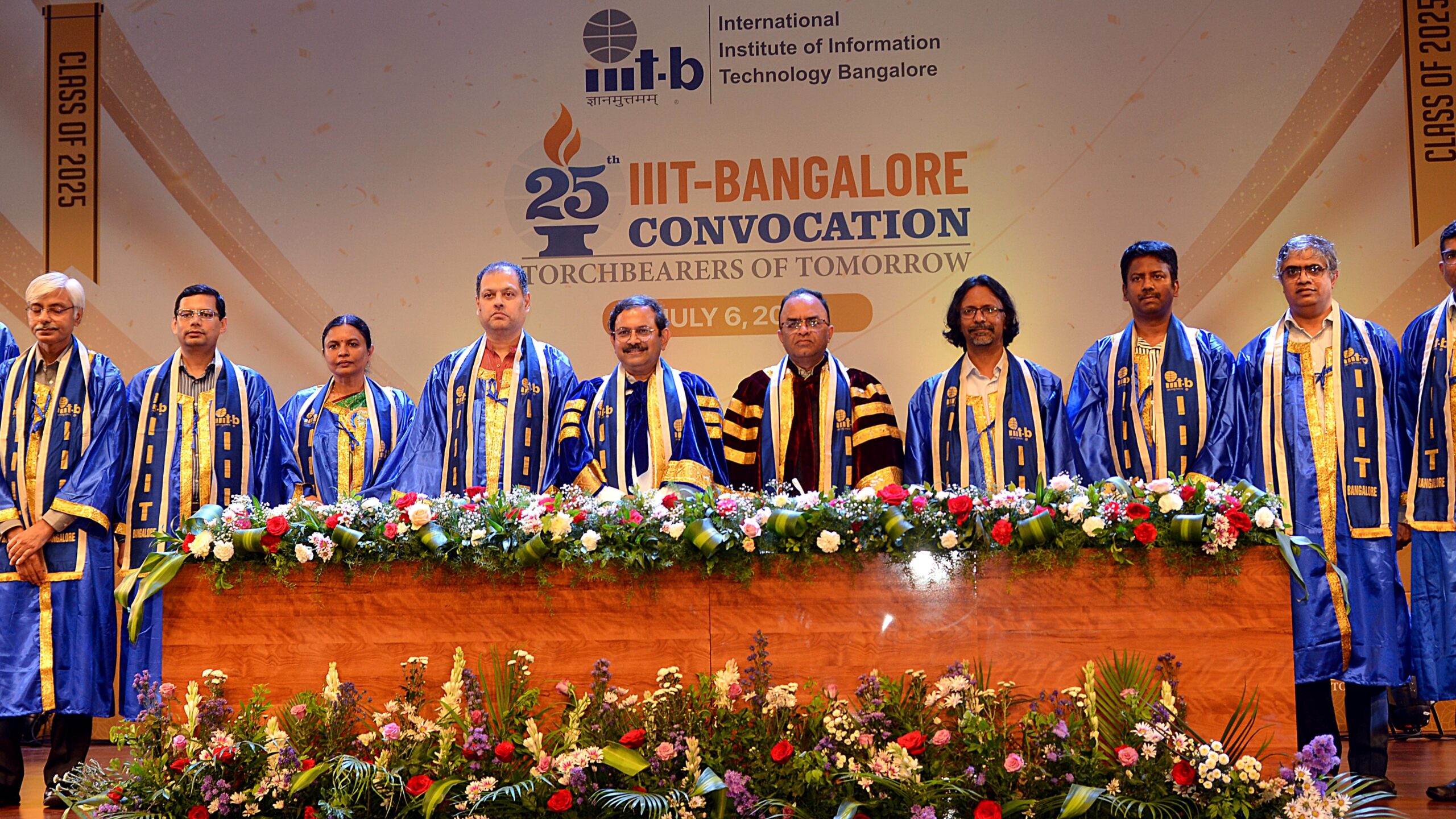 Students of the Indian Institute of Information Technology (IIIT) at the 25th convocation in Bengaluru.