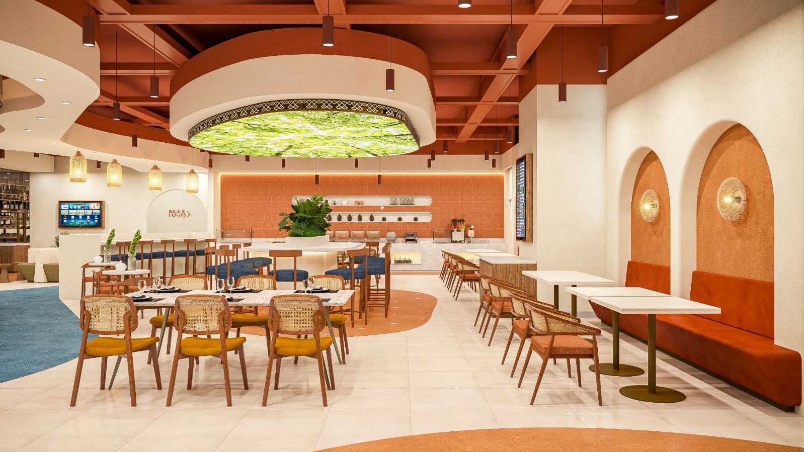 The O'Vetra lounge being unveiled at Trichy International Airport
