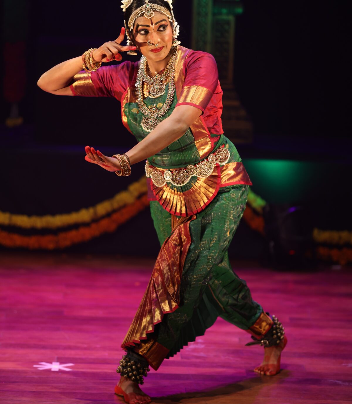 Visuals of Seema Anil on song, and the entire team of artists along with the distinguished guests on the occasion.