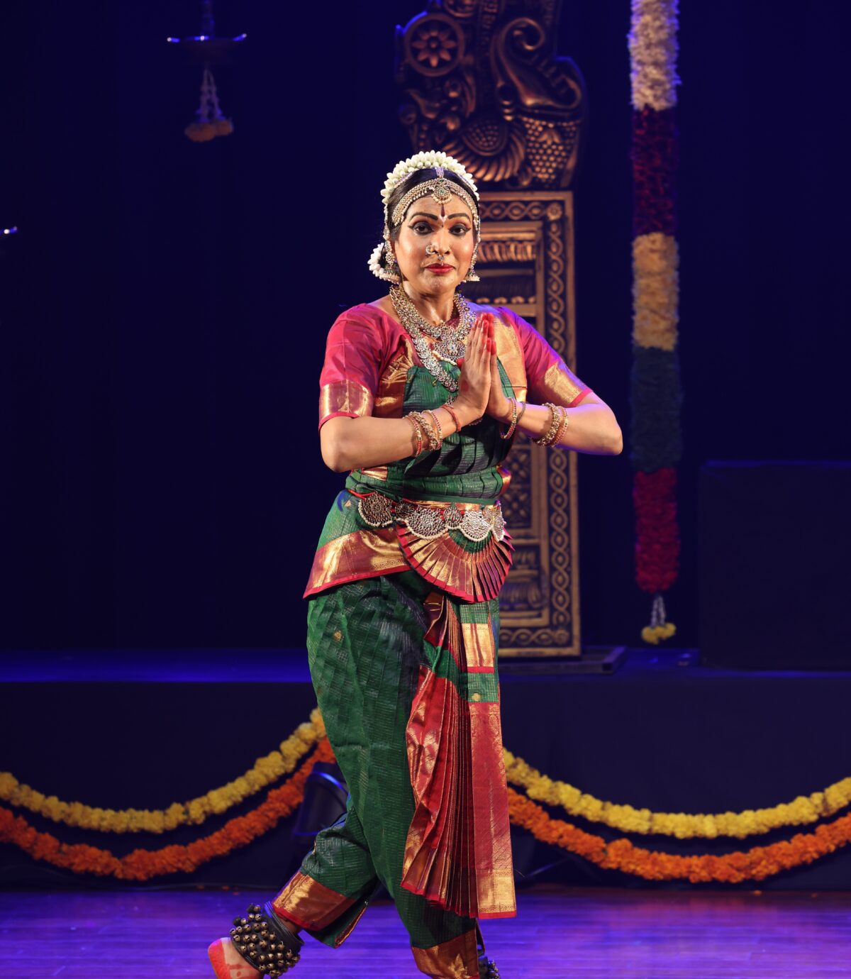 Visuals of Seema Anil on song, and the entire team of artists along with the distinguished guests on the occasion.