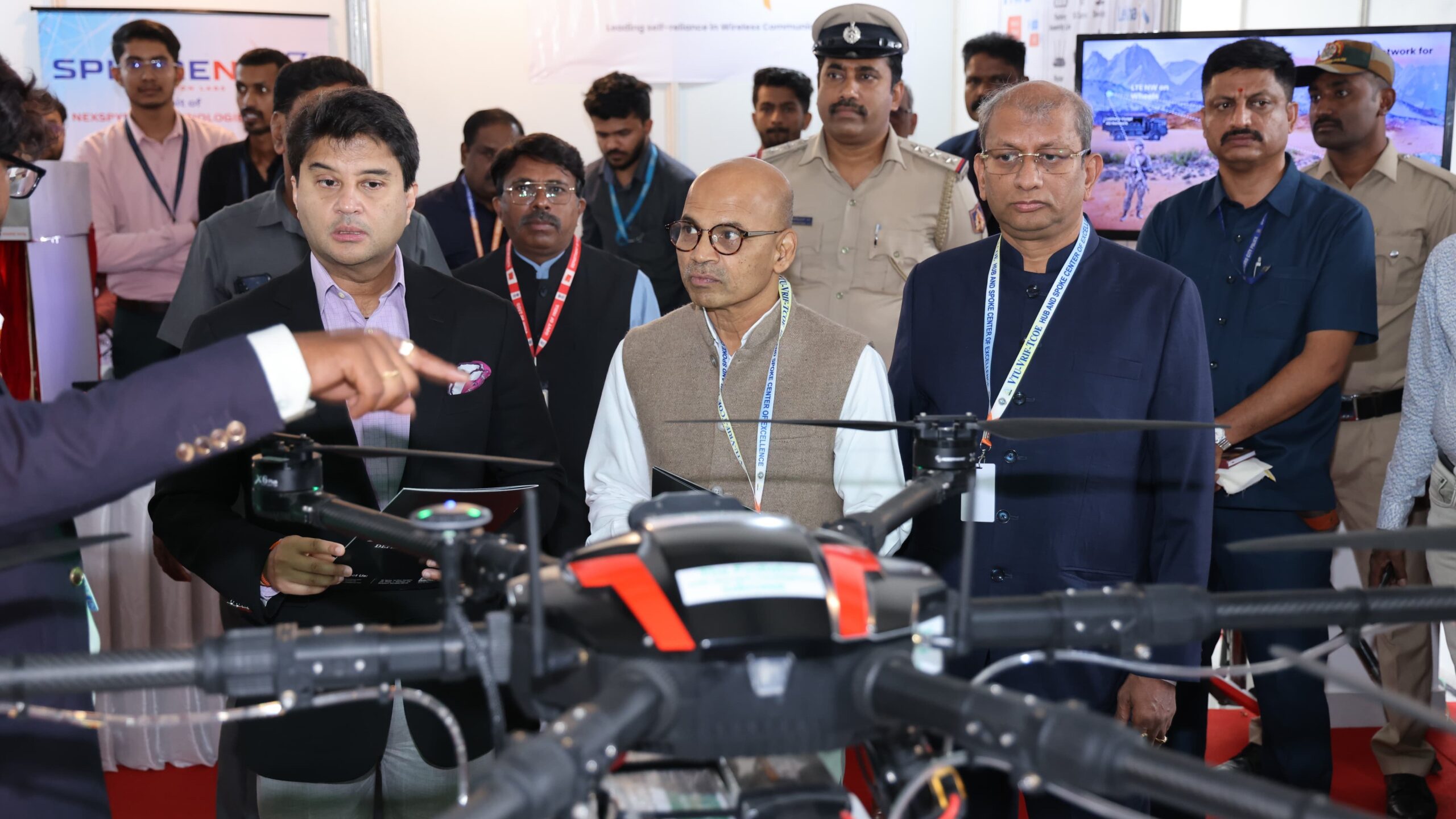 Senior Ministers at the Telecom Centre of Excellence (TCOE) — an initiative aimed at advancing research, innovation and capacity building in next-generation technologies.