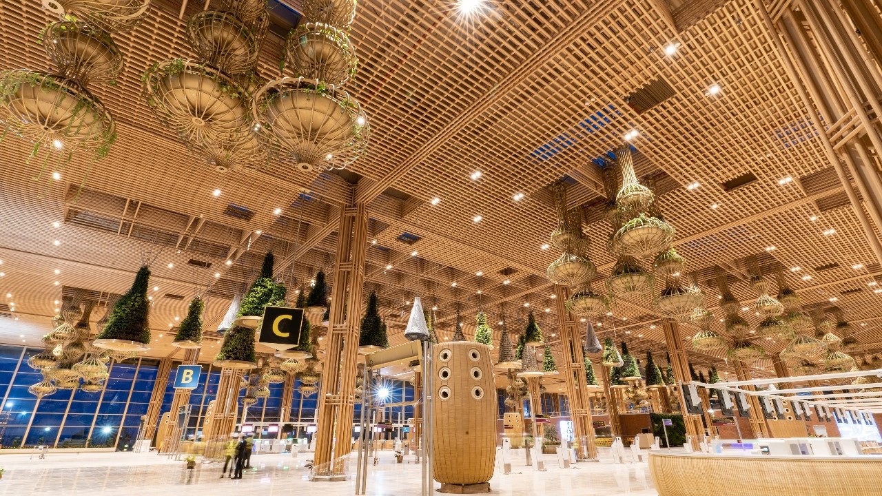 The T2 terminal at Bengaluru airport.