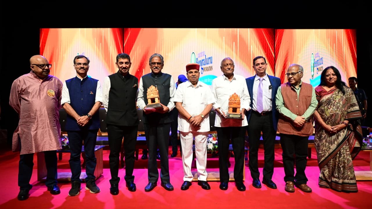 The Karnataka Governor at the awards ceremony in Bengaluru.