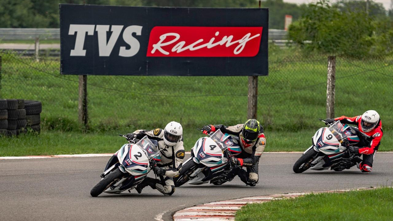 The invitation announcing the TVS Racing GP.
