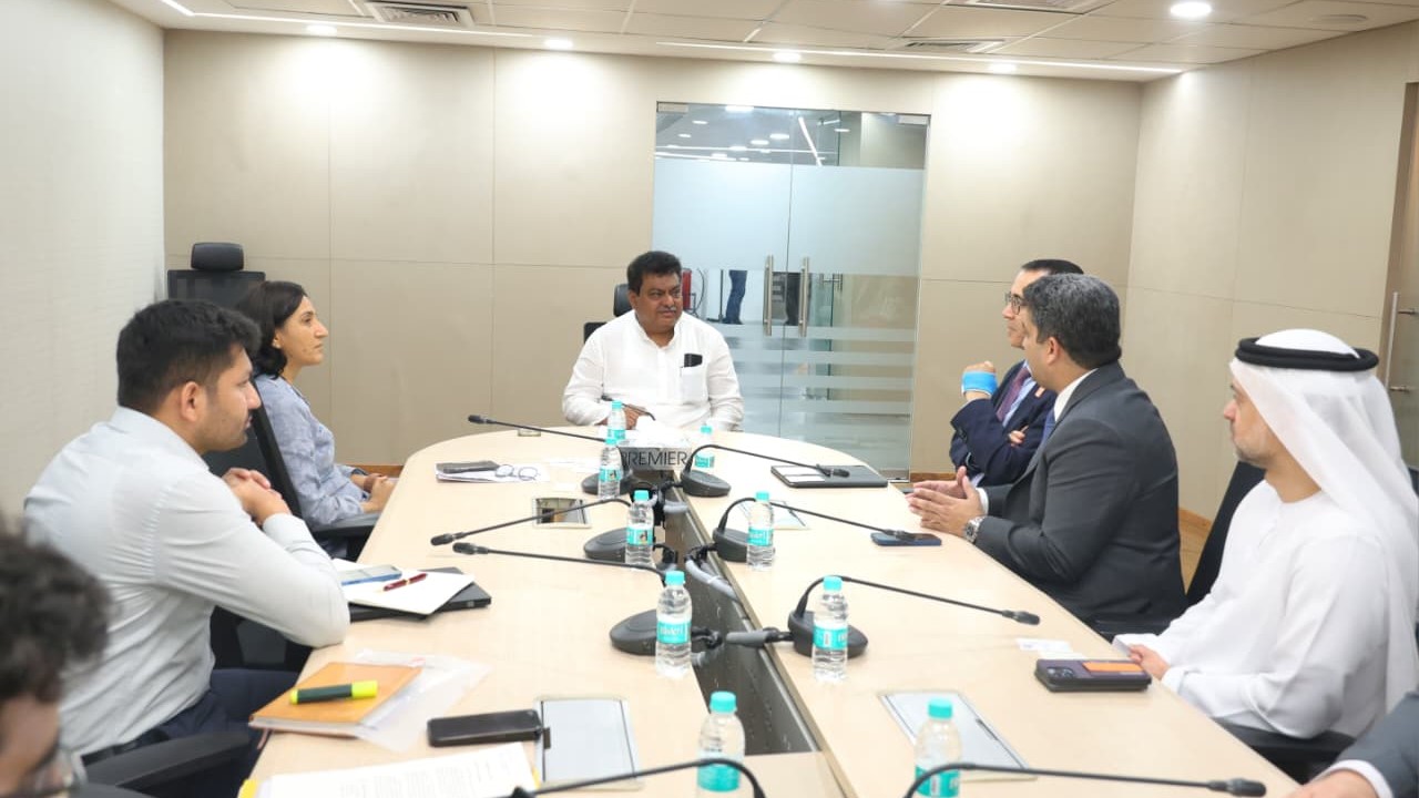 The leadership of DUCAB meeting Karnataka Industries Minister MB Patil in Bengaluru recently.
