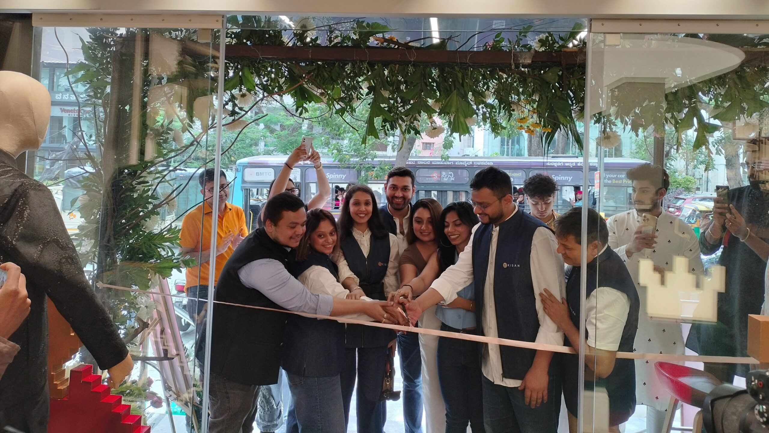 The launch of Kisah, a men's fashion brand from Kolkata.