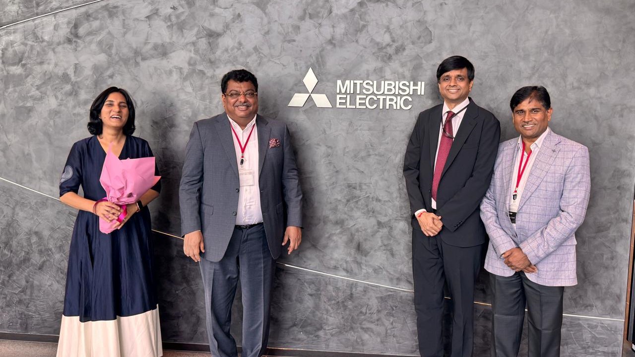 Karnataka Industries Minister MB Patil and his team of officials in Japan.