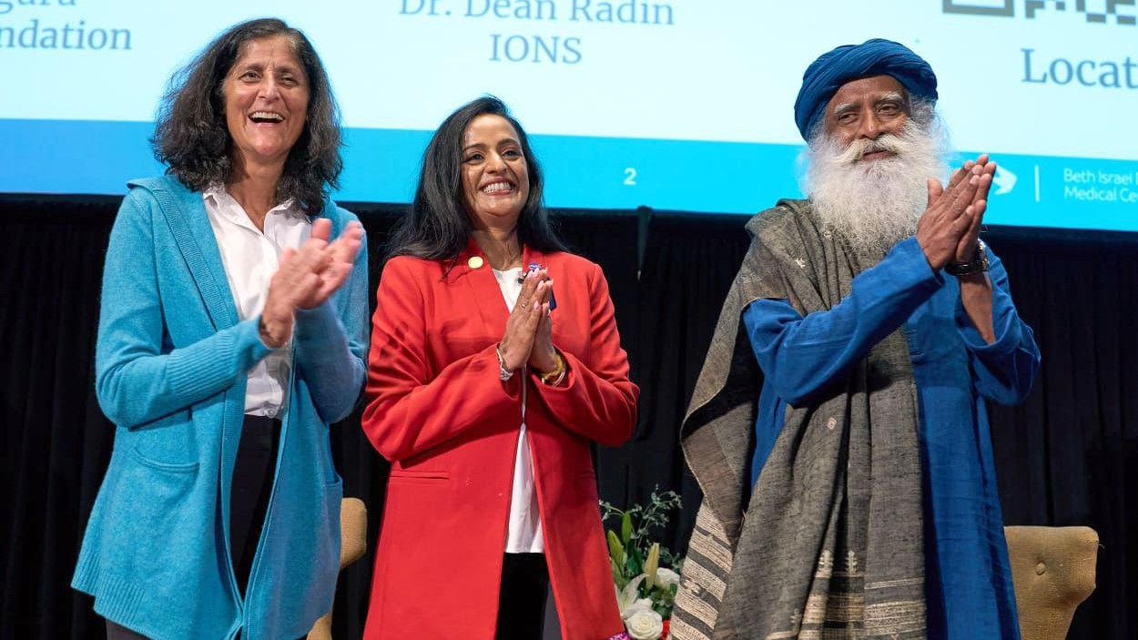 Sadhguru of Isha Foundation and top women astronauts from NASA in conversation in Boston.