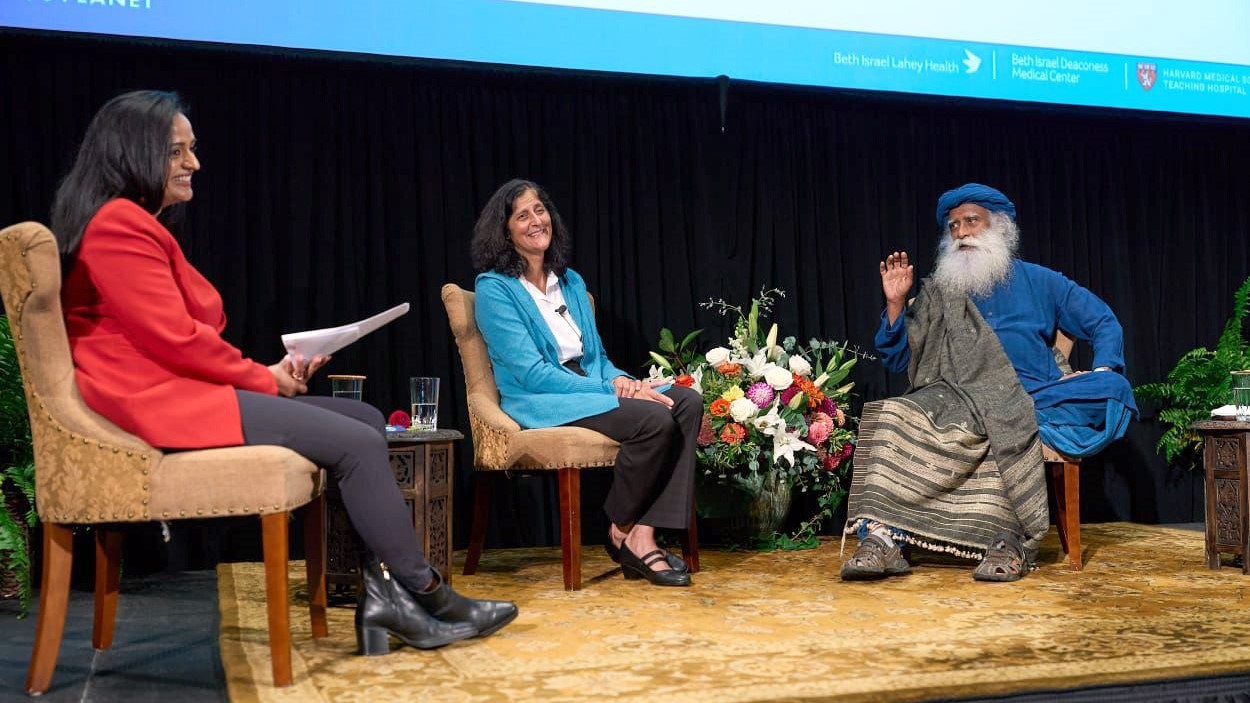 Sadhguru of Isha Foundation and top women astronauts from NASA in conversation in Boston.
