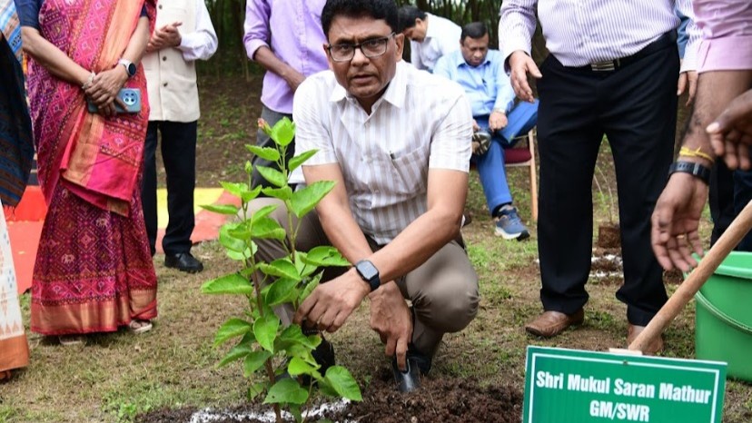 Railway officers observing Vigilance Awareness Week in Hubballi and Bengaluru.
