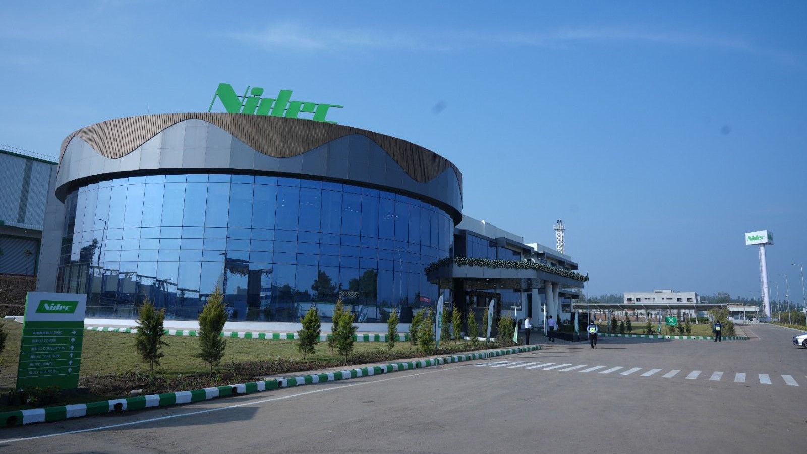 The Nidec Orchard Hub being declared open in Dharwad recently.