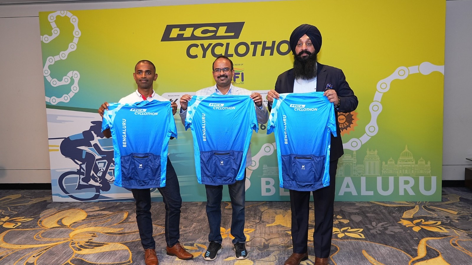 HCL and CFI officials announcing the Cyclothon for February 2026.