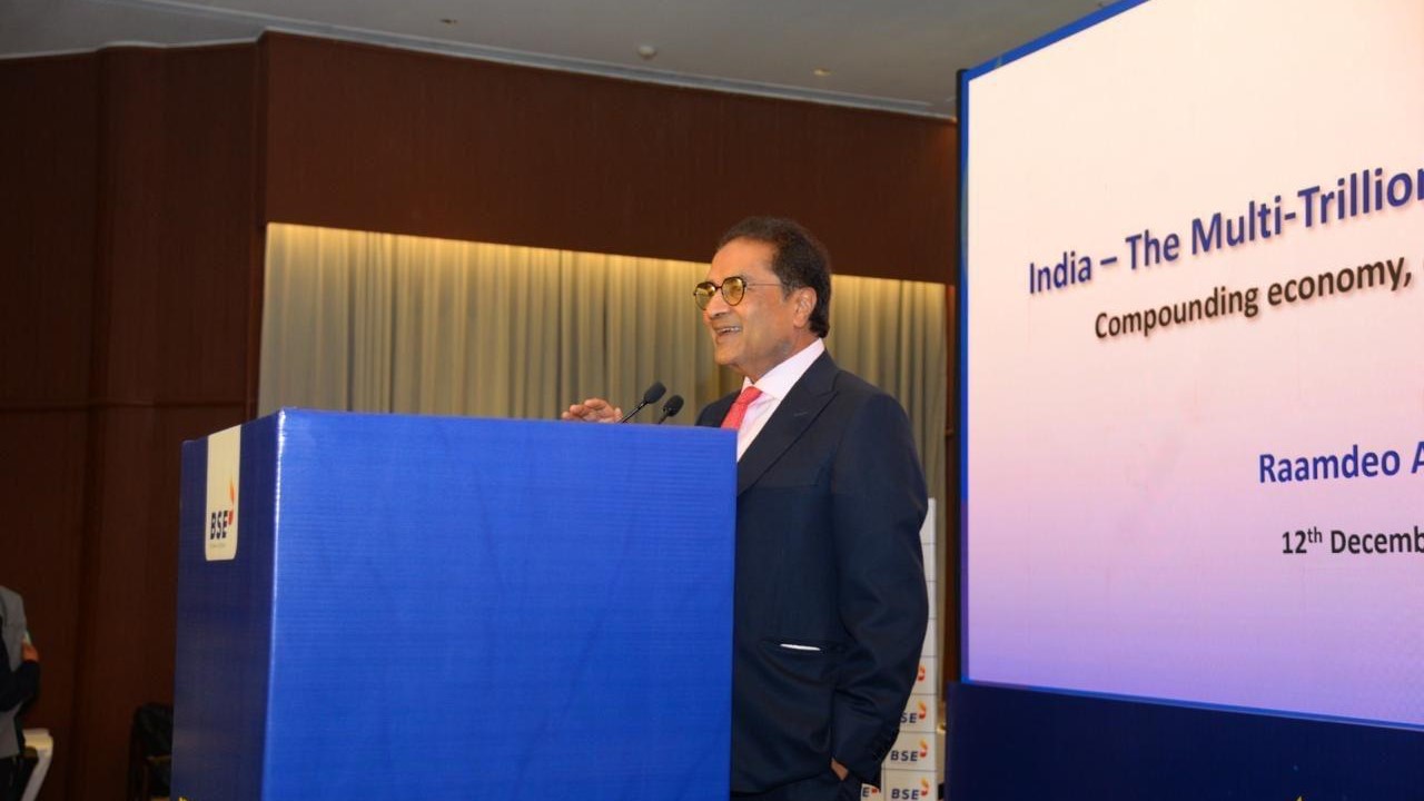 India's CEA and business leaders speak at the session on markets at the Bombay Stock Exchange recently.