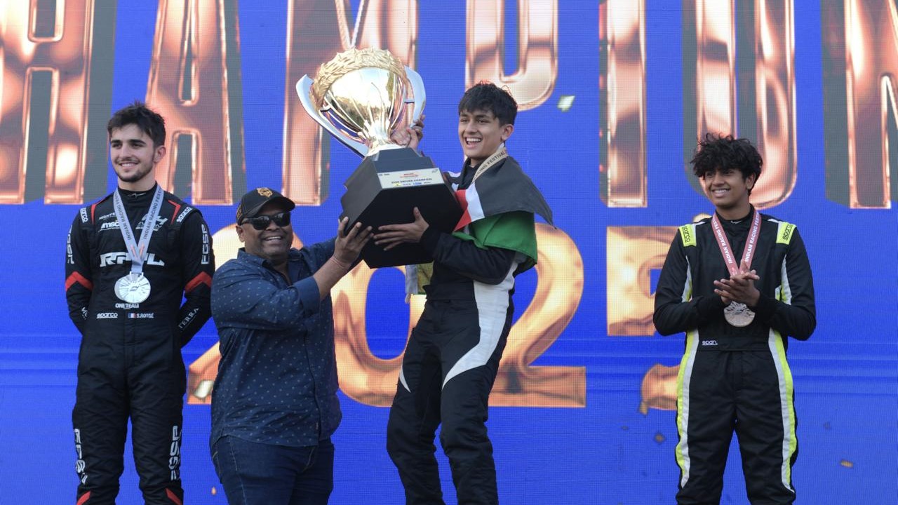 Shane Chandaria is the youngest to win a Formula 4 Championship title.