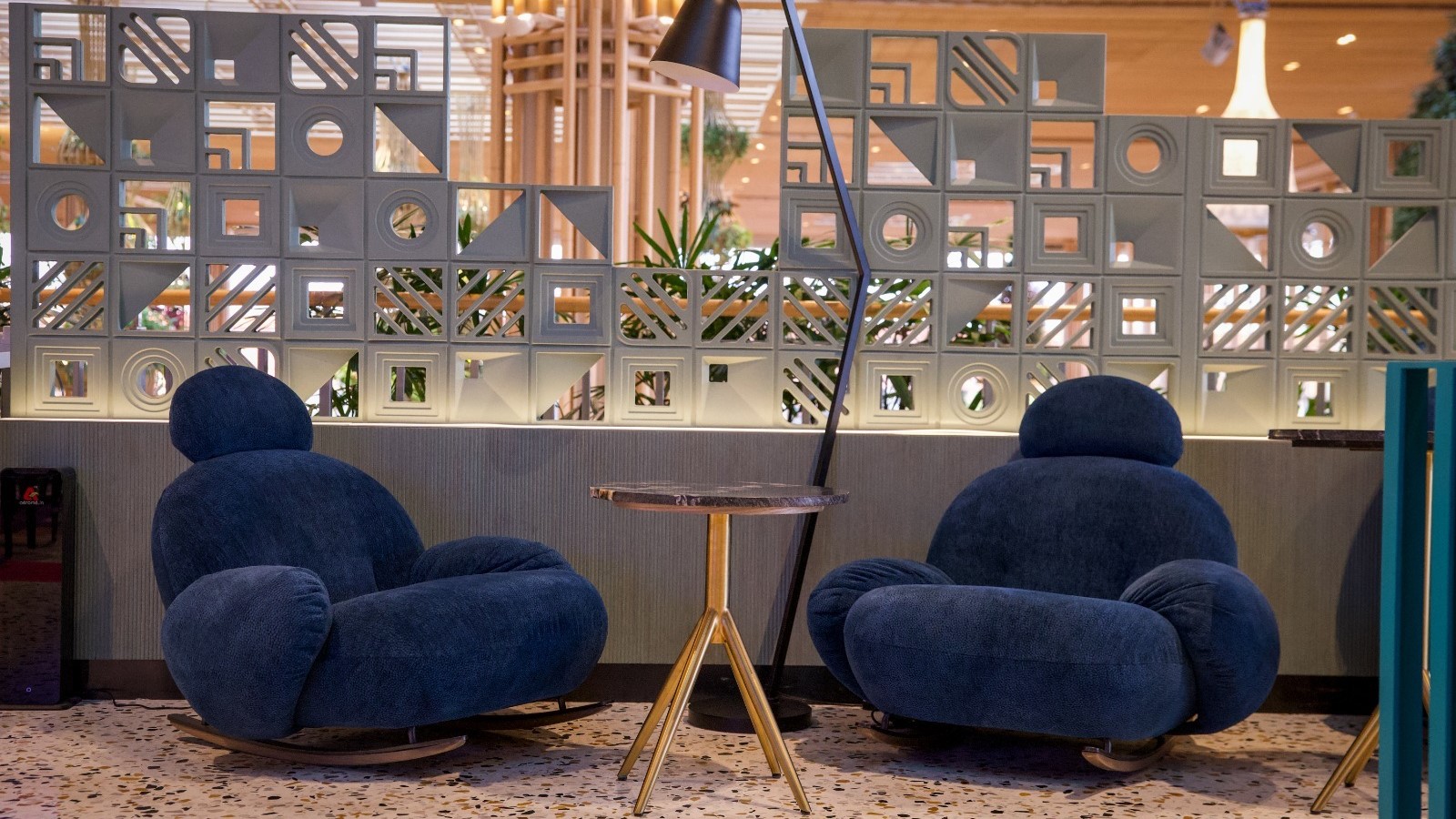 The 'Gate Z' lounge at Bengaluru airport, inspired by Gen Z.