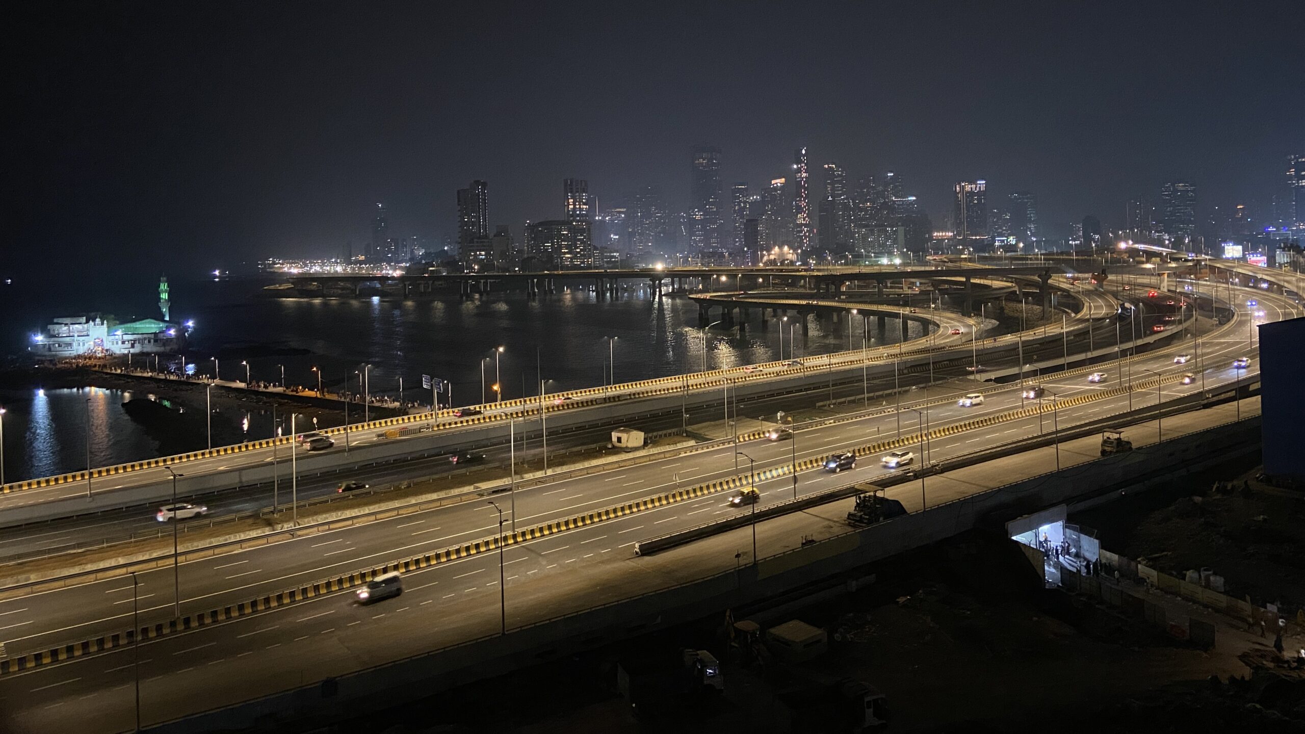 Mumbai skyline.