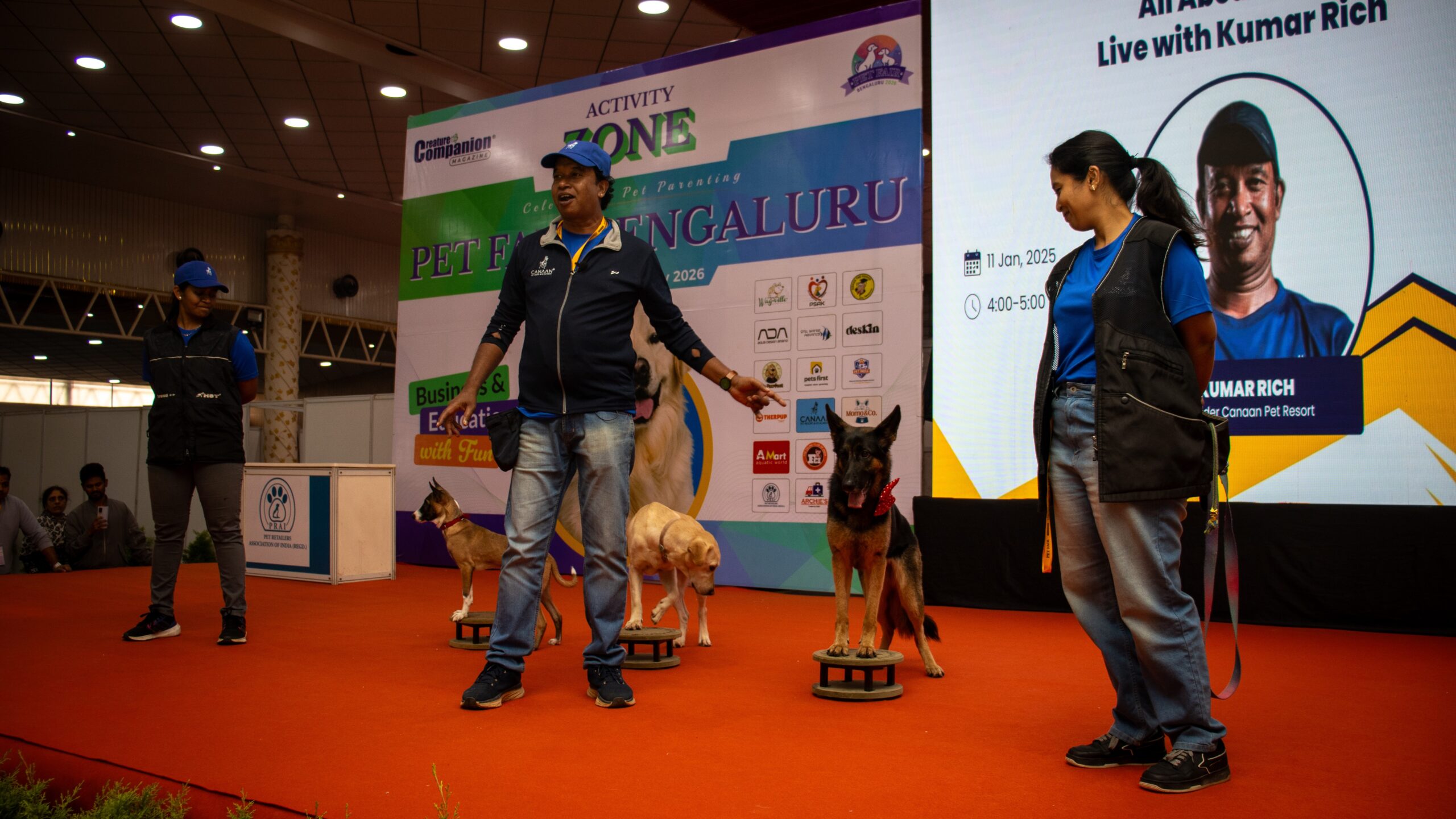 Visuals from the pet trade fair held in the city recently.