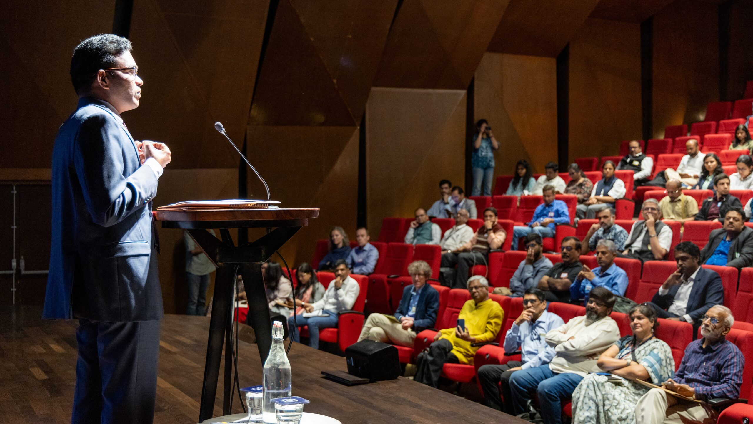 Speakers during the workshop on the importance of wastewater reuse for urban sustainability.