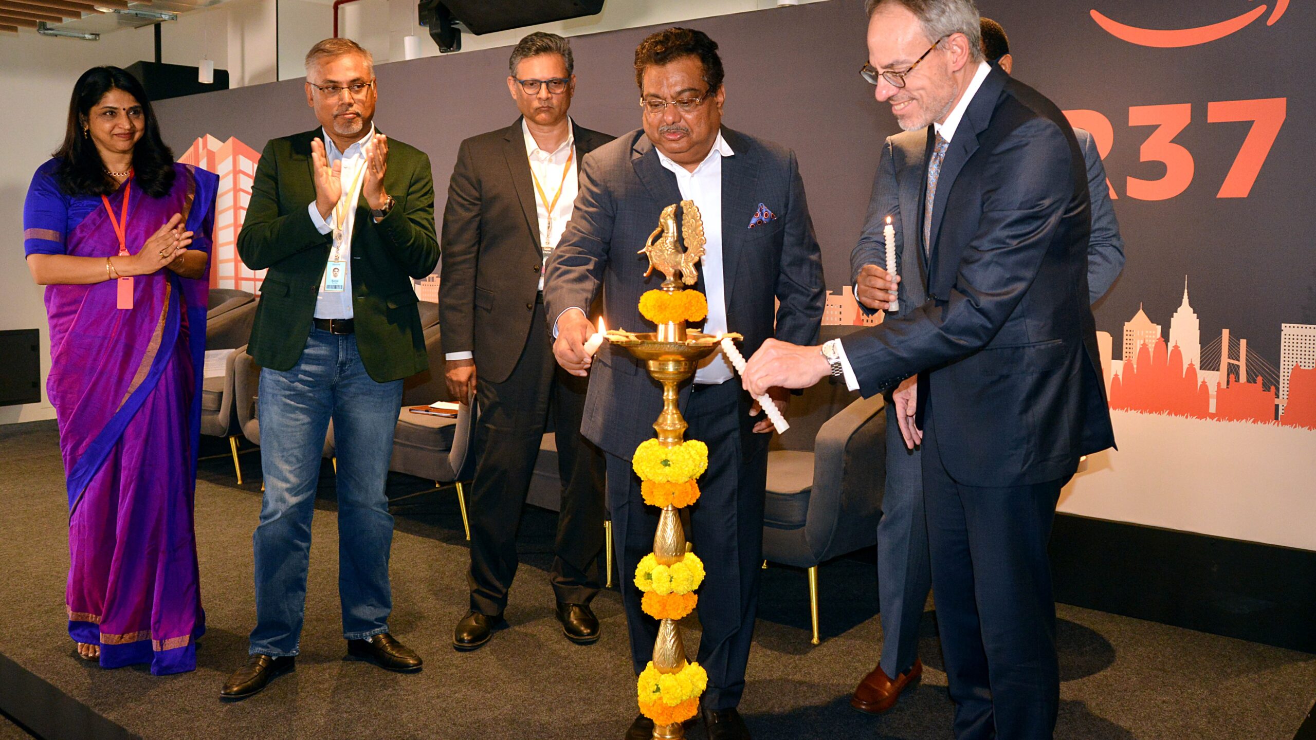 Visuals from the opening of Asia's second-largest Amazon office, in Bengaluru.