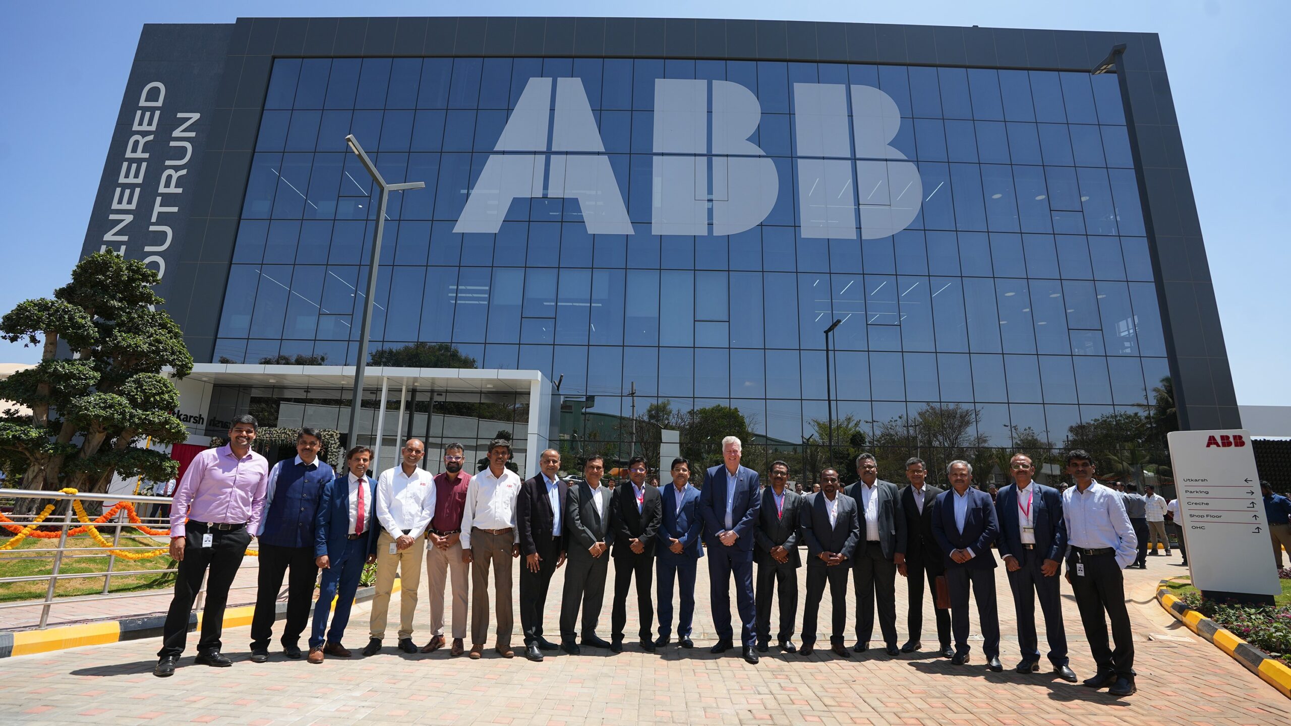 Visuals from the new ABB centre opening.