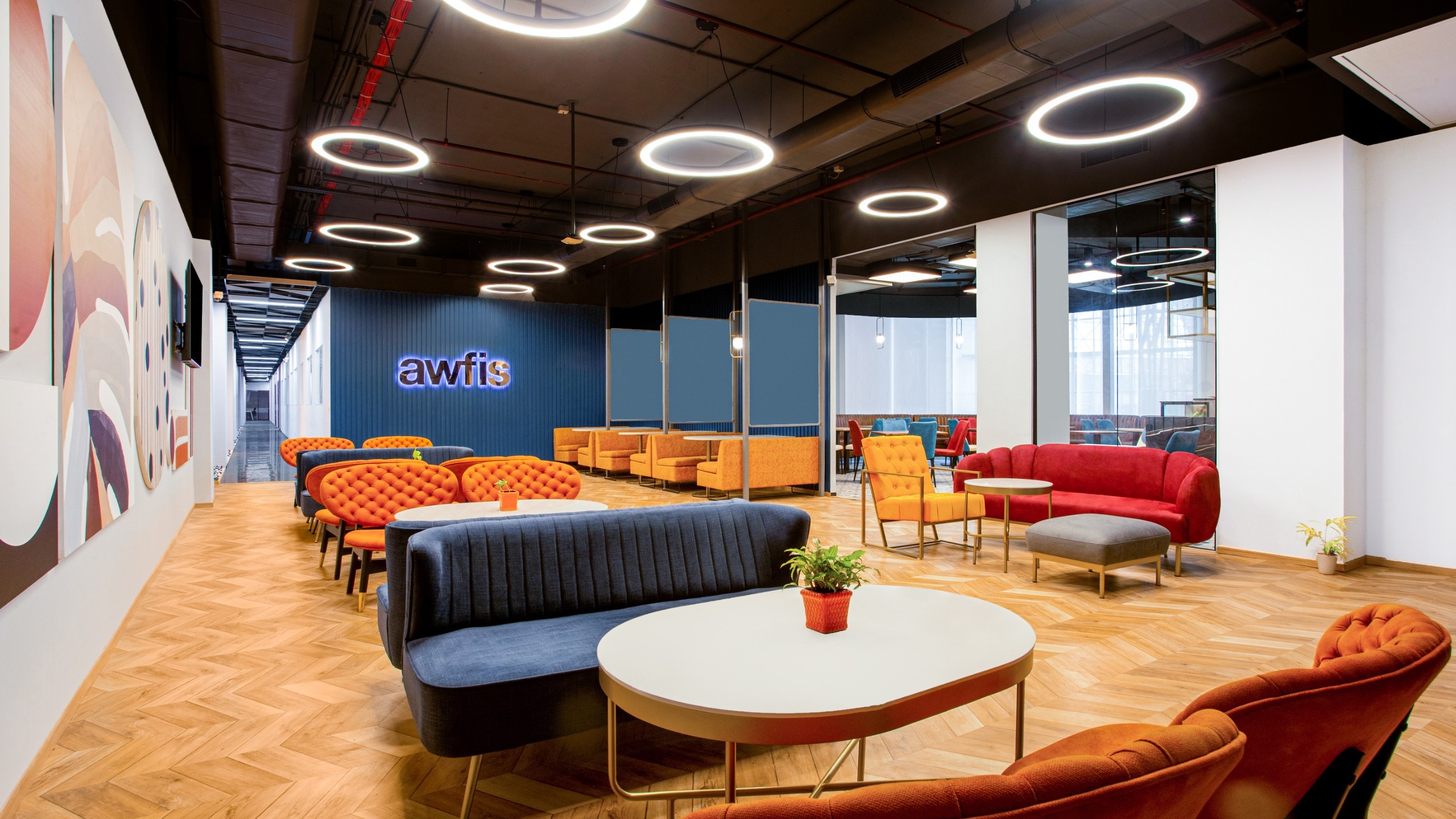 An Awfis workspace setting.