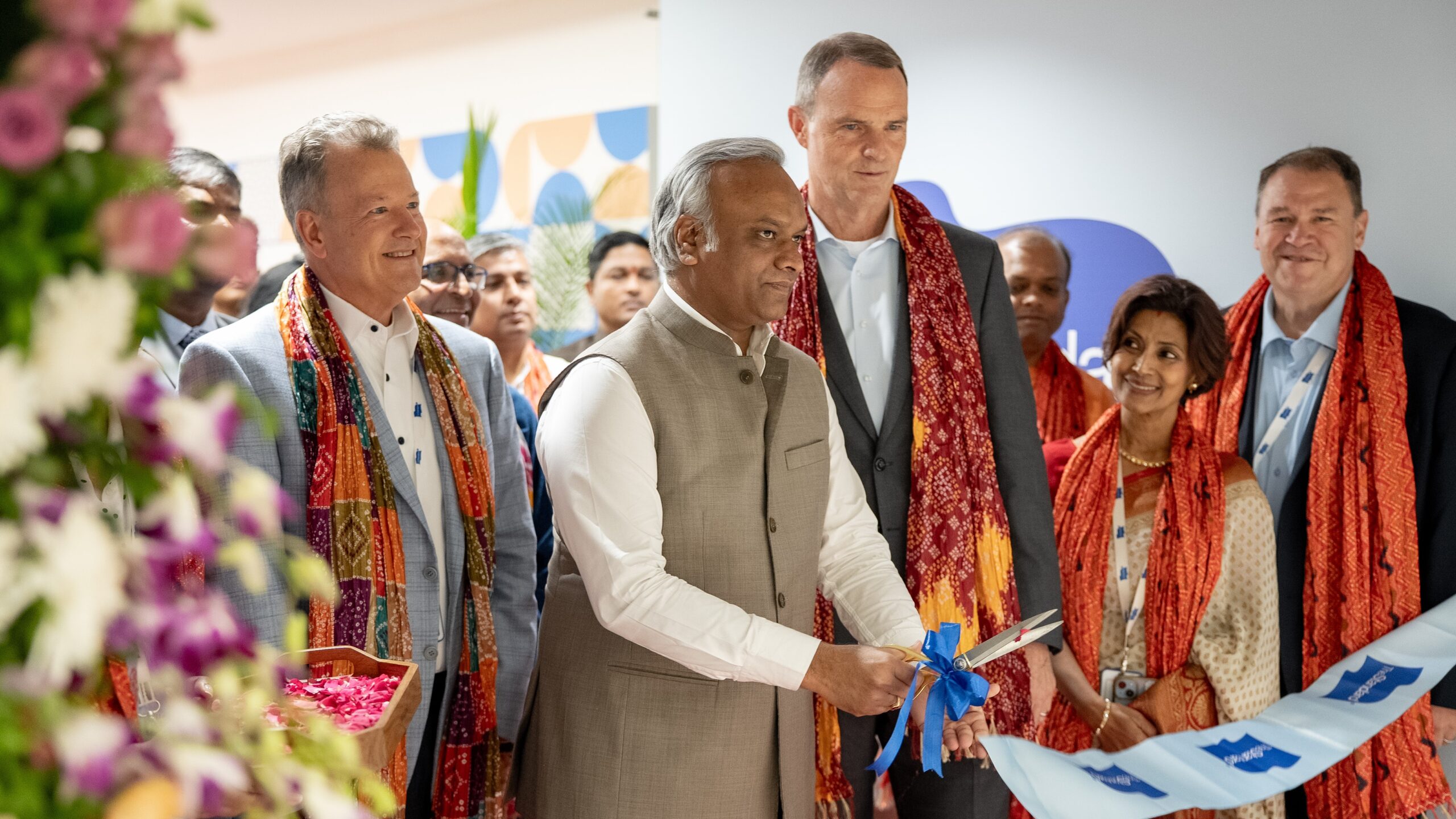 IT Minister Priyank Kharge declaring open the GCC in Bengaluru.