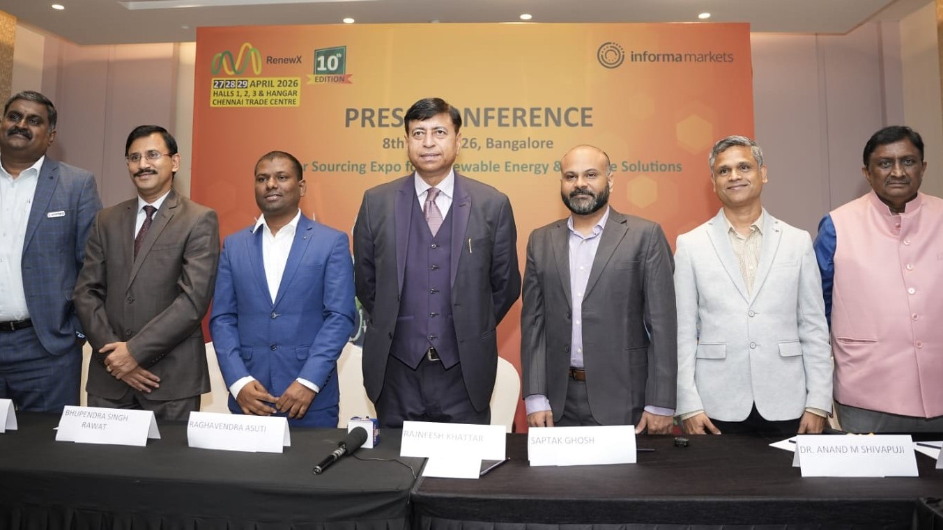 Industry stakeholders getting ready for RenewX2026, to be held soon in Chennai.