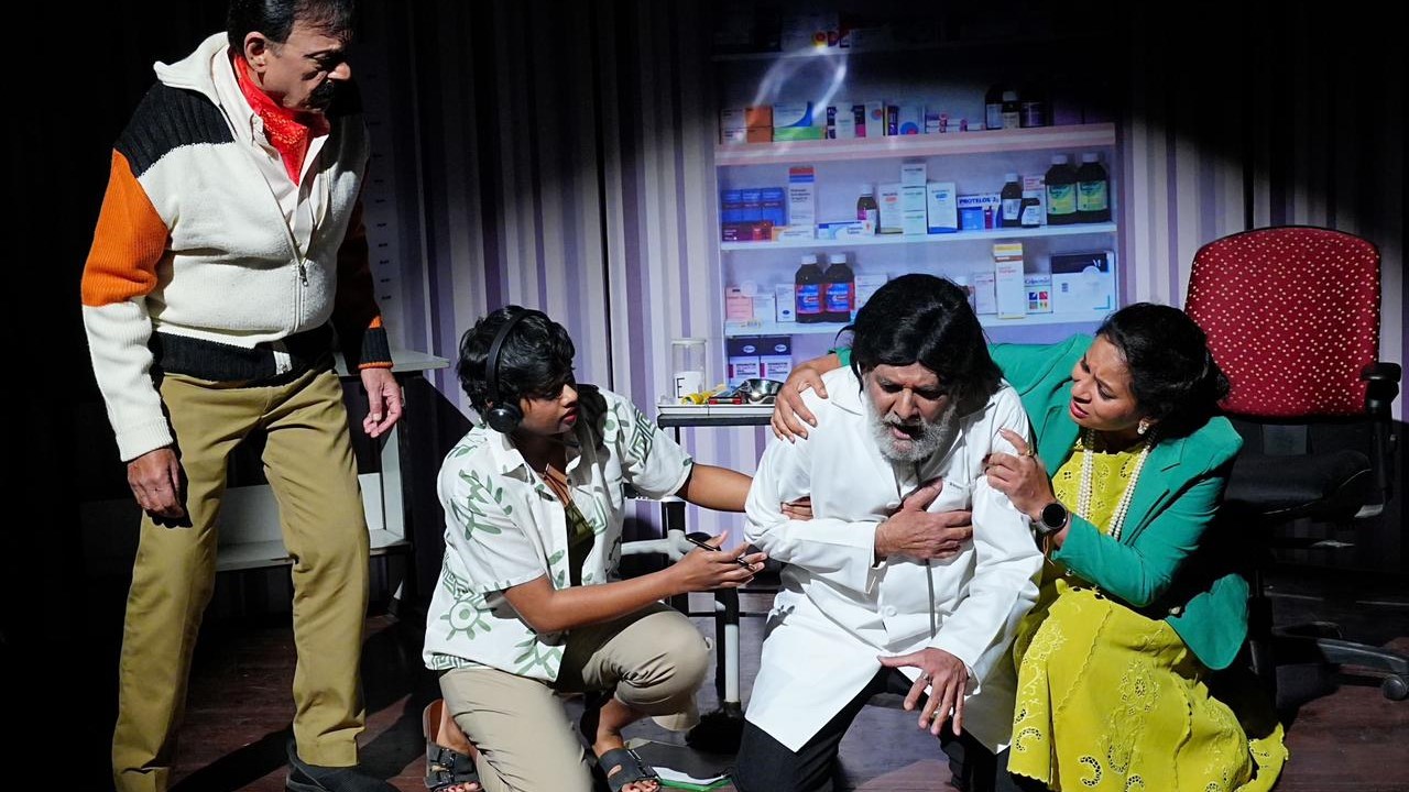 Visuals from 'The Sunshine Boys', enacted by Dramatic Circle Hyderabad.