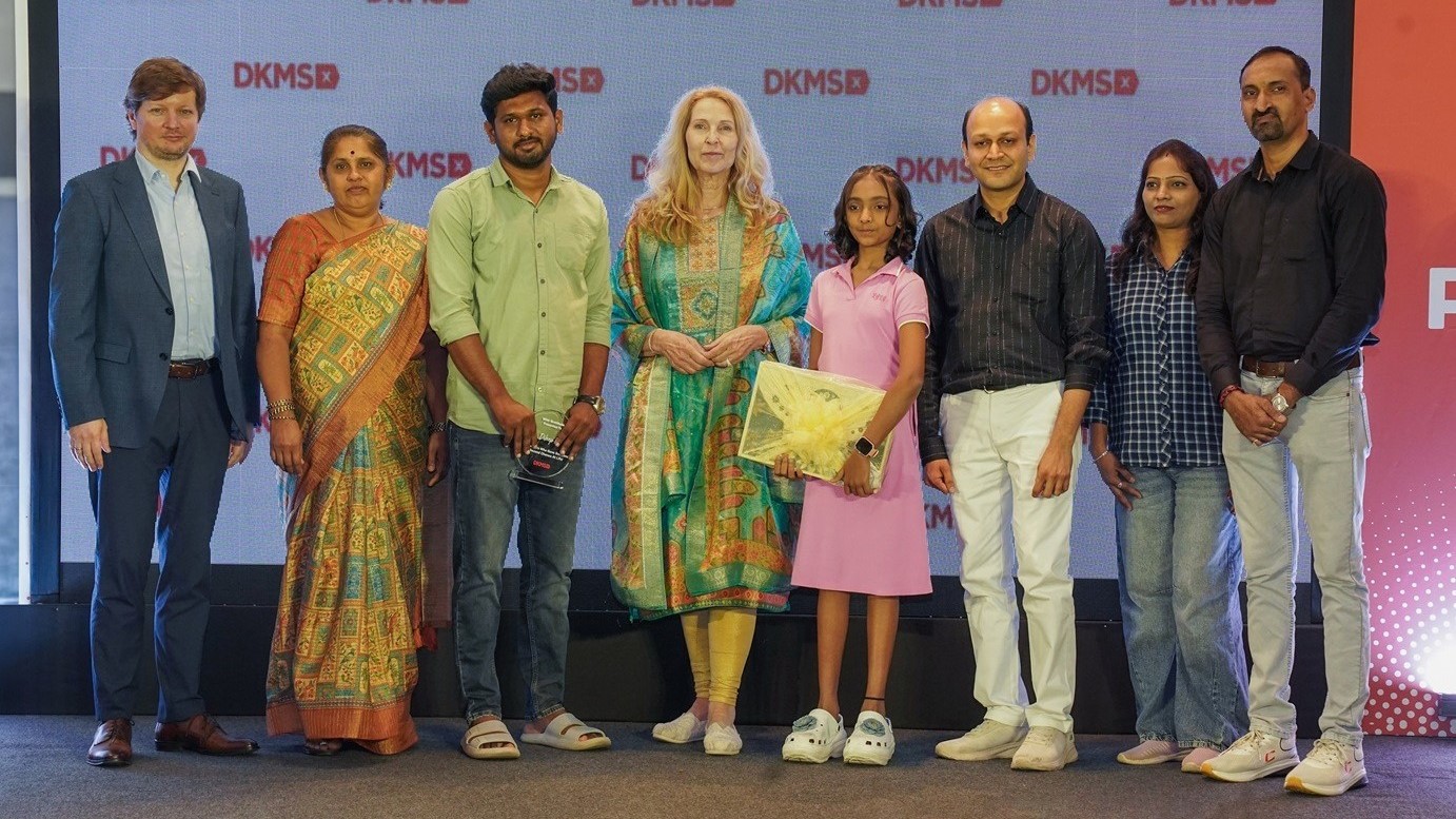 DKMS Foundation staff at the event on stem cell donation.