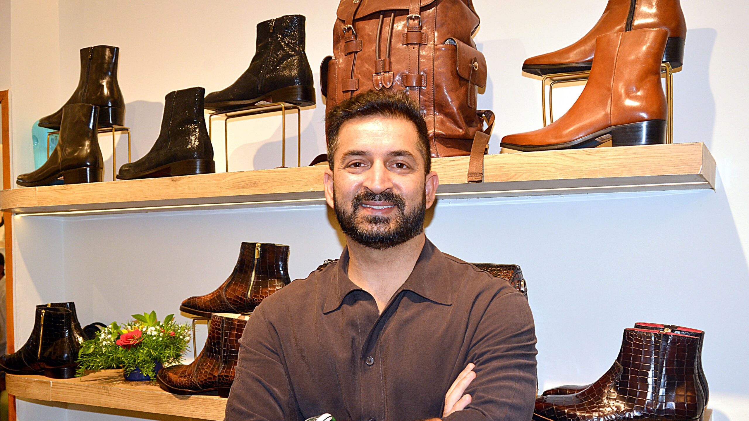 Cricketer Mohit Sharma at his store