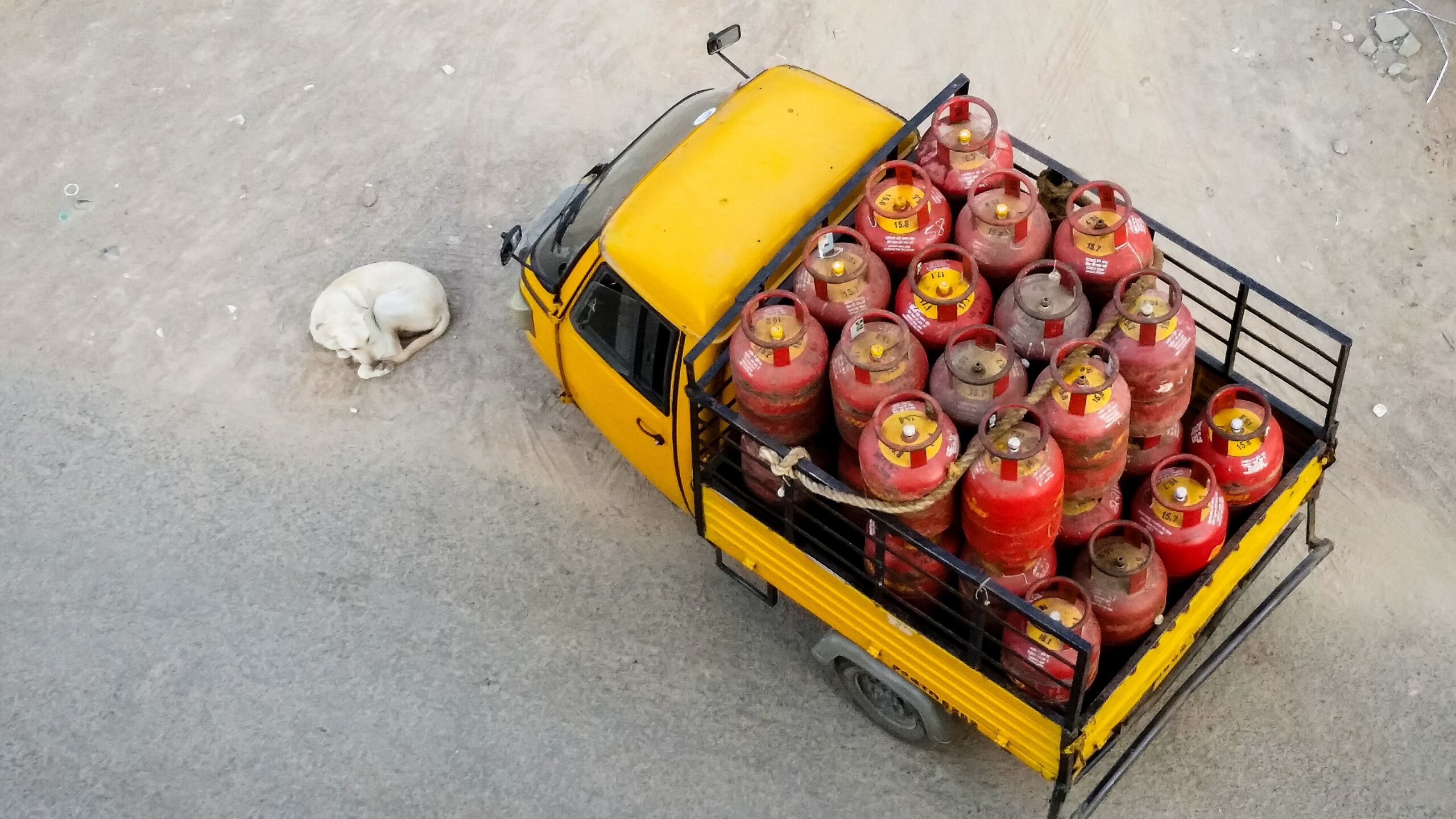 LPG cylinders being transported - Picture for representation