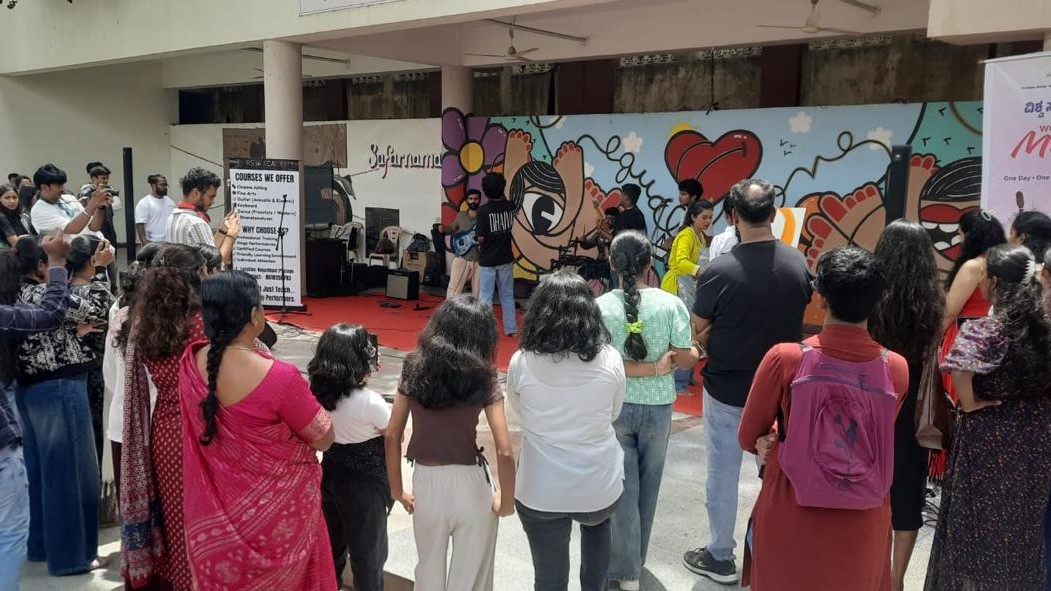 The music festival was held at Rangoli Metro Art Centre on MG Road in Bengaluru.